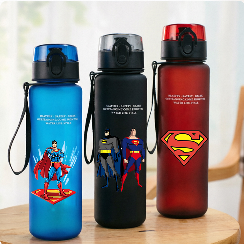 Reusable Bottle - 650Ml Botol Air Olahraga Superman Wanita