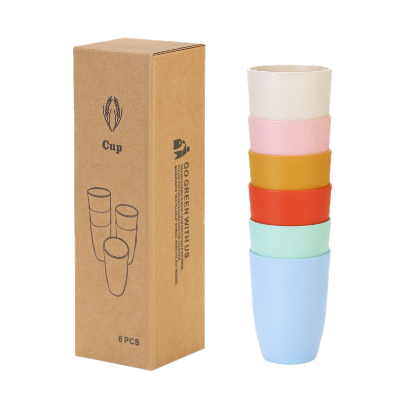Gelas Jerami Gandum 6pcs Tahan - Reusable Straw ulasan dan harga