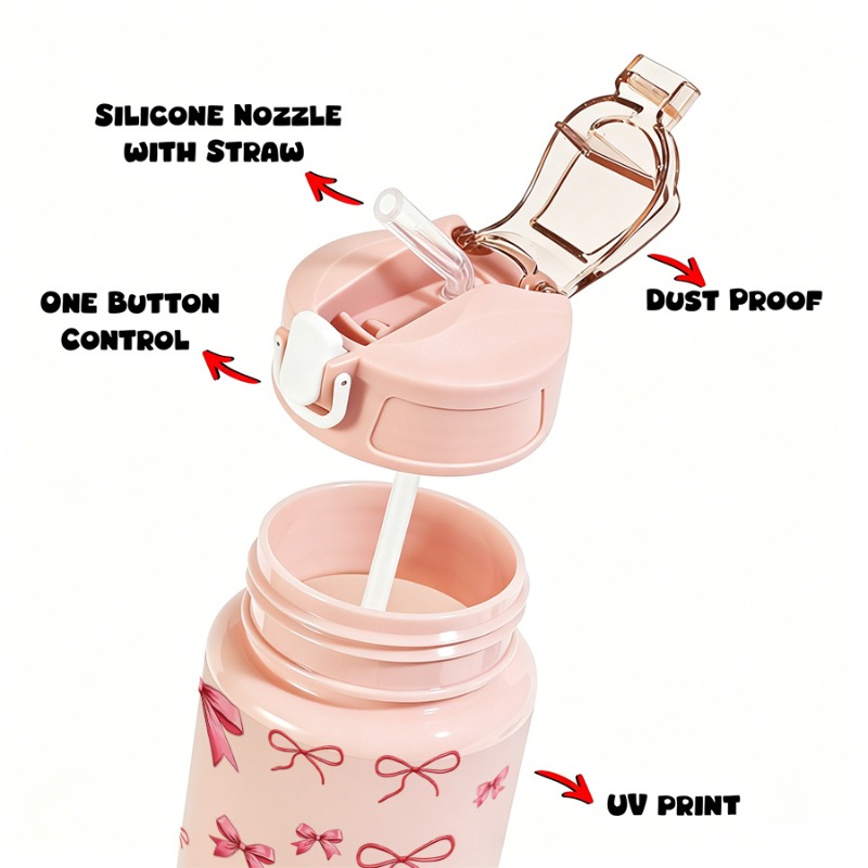 Botol Air Minum yang Dapat Dig - Reusable Straw ulasan dan harga