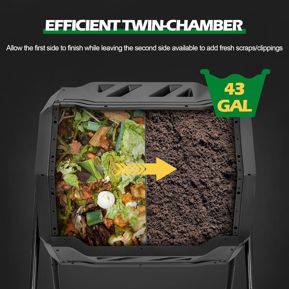 Tempat Sampah Kompos 43 Galon  - Compost Bin ulasan dan harga