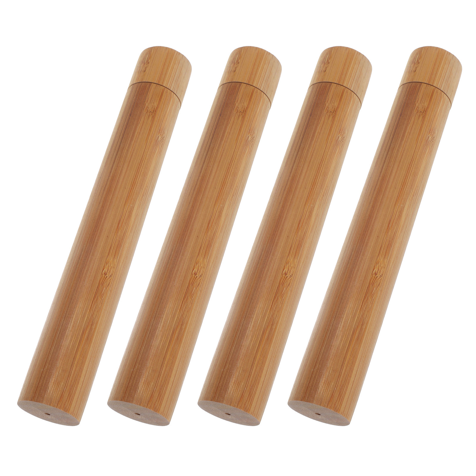 4 Buah Wadah Sikat Gigi Portab - Bamboo Toothbrush ulasan dan harga