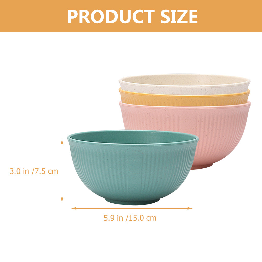 4 Buah Set Mangkuk Ramen dari  - Reusable Straw ulasan dan harga