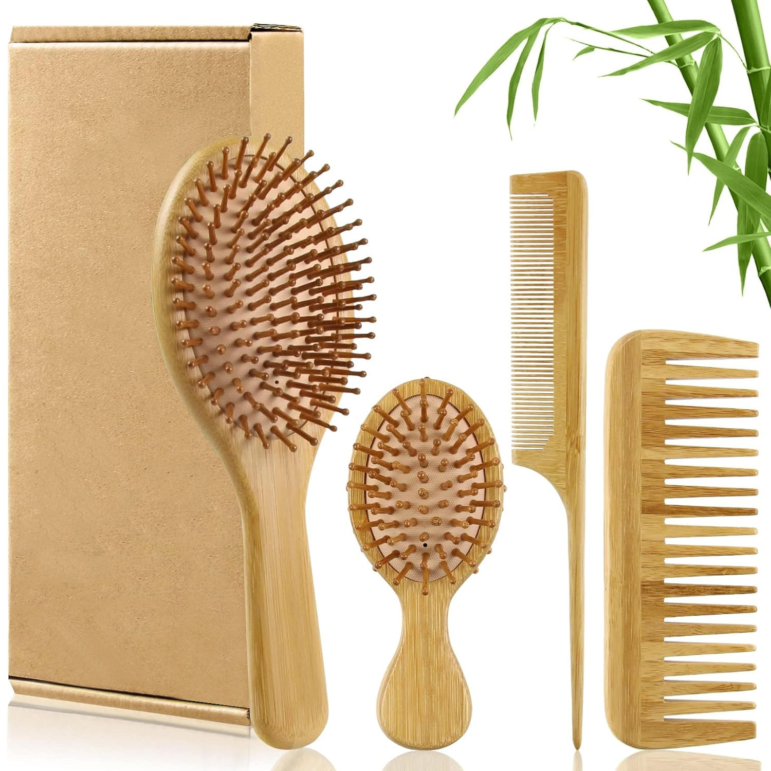 Set Sisir dan Sikat Rambut Bam - Bamboo Toothbrush ulasan dan harga